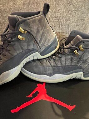 🔥👟 Air Jordan 12 Dark Grey – Men’s Size 12 – No Box 🔥